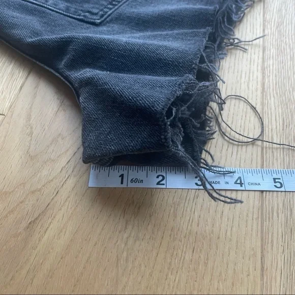 NWT  TOPSHOP MOM BLACK SHORTS - 6 - Picture 9 of 11